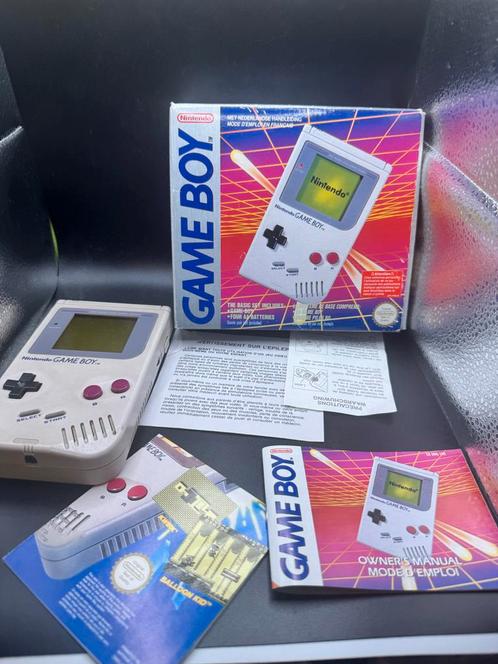 Nintendo Game Boy Classic in Doos, Spelcomputers en Games, Spelcomputers | Nintendo Game Boy, Gebruikt, Game Boy Classic, Ophalen of Verzenden