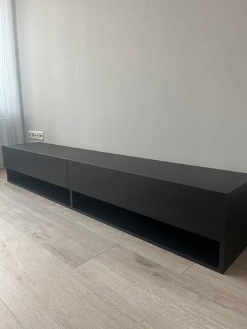 Asino TV wandmeubel mat zwart beschikbaar voor biedingen