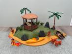 Playmobil eiland met sabeltandtijger en accessoires, Ophalen of Verzenden, Zo goed als nieuw