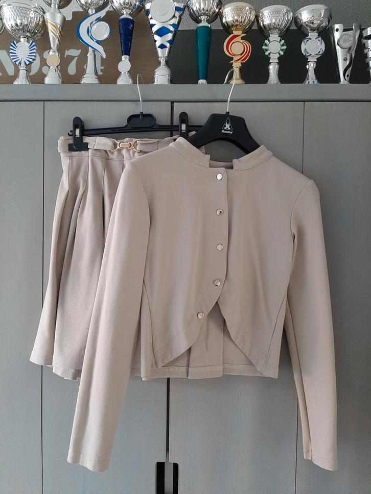 Port Lavande setje meisjes maat 152 zand., Kinderen en Baby's, Kinderkleding | Maat 152, Zo goed als nieuw, Meisje, Setje, Ophalen of Verzenden