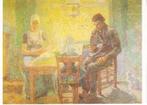 JAN TOOROP,- Gebed voor de maaltijd. Zeeuws interieur. 14-12, Verzamelen, Ansichtkaarten | Themakaarten, Ophalen of Verzenden