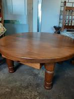 eiken salontafel 110 cm lade groot., Huis en Inrichting, Tafels | Salontafels, Ophalen, Zo goed als nieuw, Tijdloos, Minder dan 50 cm