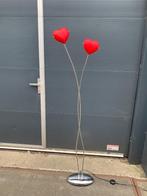 Staande lamp Love is in the Air met 2 hartjes, Ophalen, Zo goed als nieuw, Space age seventies, Glas