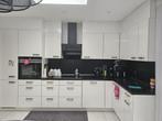 Keuken L Keuken wit glans, Huis en Inrichting, Keuken | Complete keukens, Ophalen of Verzenden, Zo goed als nieuw, Wit