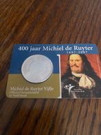 400 jaar Michiel de Ruiter - Zilveren €5,- munt, Postzegels en Munten, Munten | Nederland, Koningin Beatrix, Zilver, Euro's, Ophalen of Verzenden