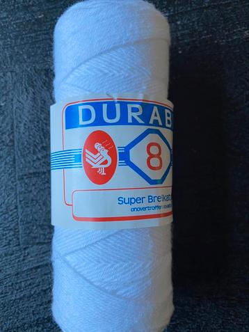 Durable ongebleekt katoen (wit) no. 8 voor naald 2,5-3 mm beschikbaar voor biedingen