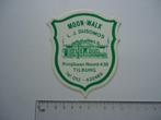 sticker oud Moonwalk Tilburg kermis vintage Dusomos moon, Verzenden, Zo goed als nieuw
