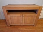 Eiken tv meubel, Ophalen, 25 tot 50 cm, Minder dan 100 cm