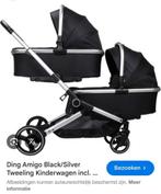 Kinderwage ding amigo black silver, Ophalen, Gebruikt, Combiwagen, Overige merken