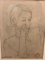 Carel Willink Tekening uit 1935, Antiek en Kunst, Kunst | Tekeningen en Foto's, Ophalen