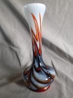 Vintage design opaline vaas "Carlo Moretti"?, Ophalen of Verzenden, Glas, Minder dan 50 cm