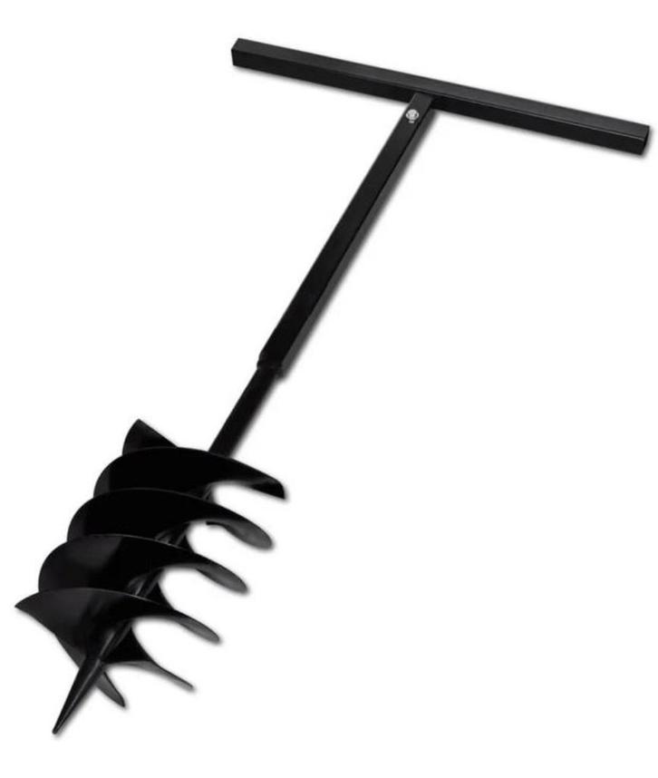 Grondboor schroefboor boor + handvat 200 mm GRATIS BEZORGD!, Tuin en Terras, Hand-tuingereedschap, Nieuw, Grondboor, Verzenden