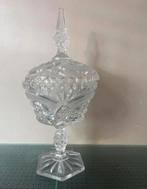 Kristallen Bonbonschaal met Deksel, Antiek en Kunst, Antiek | Glas en Kristal, Ophalen of Verzenden