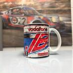 ✅ Jenson Button Helmet Honda F1 mok Vintage olie Autosport, Verzamelen, Automerken, Motoren en Formule 1, Ophalen of Verzenden