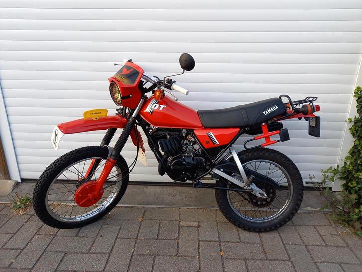 Yamaha DT 50 MX 1ste eigenaar Nederlands kenteken, Fietsen en Brommers, Brommers | Oldtimers, Yamaha, Maximaal 45 km/u, Ophalen