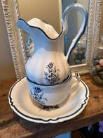 Antiek lampetstel 3 delig, Ophalen of Verzenden