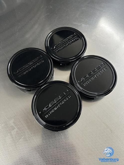 ORIGINELE Vossen naafkap naafdop set zwart 5x120 velgen, Auto diversen, Wieldoppen, Nieuw, Verzenden