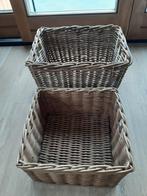 2 mooie manden ., Ophalen, Zo goed als nieuw, Rechthoekig, Riet
