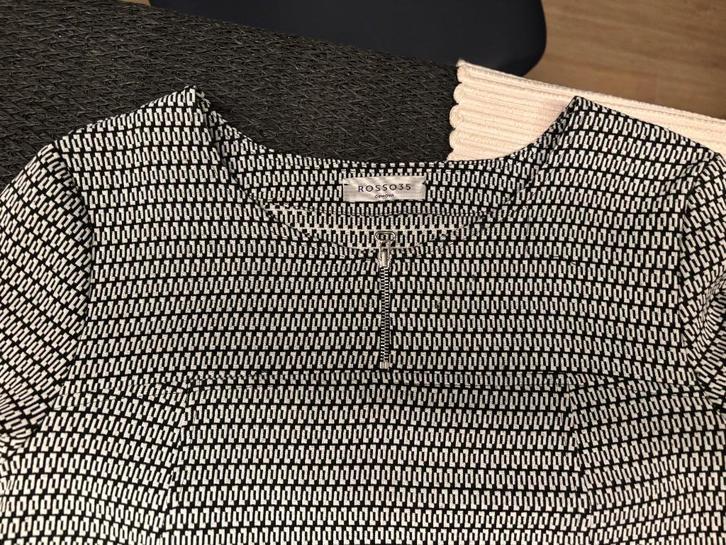 rosso35 by PAUW jurk 36-38-40, Kleding | Dames, Jurken, Zo goed als nieuw, Maat 38/40 (M), Zwart, Knielengte, Verzenden