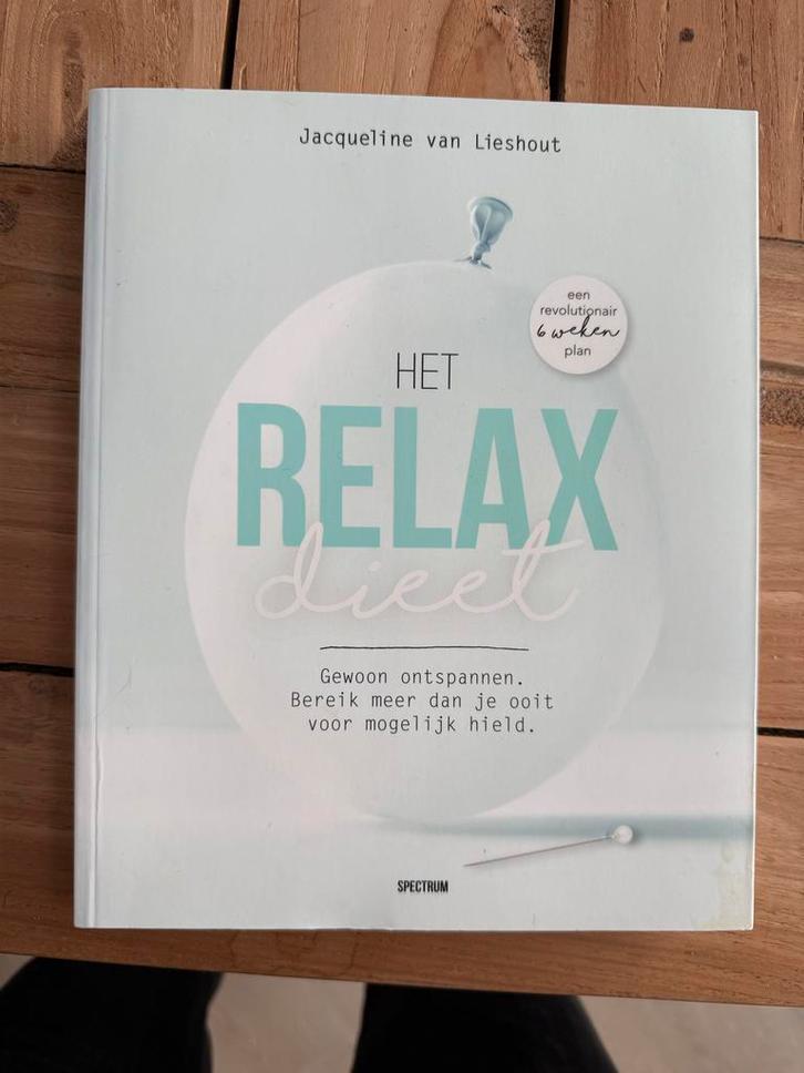 Het Relax Dieet - Jacqueline van Lieshout, Boeken, Gezondheid, Dieet en Voeding, Zo goed als nieuw, Ophalen of Verzenden