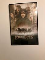Lord of the Rings Poster Ingelijst, Huis en Inrichting, Ophalen, Zo goed als nieuw, Foto of Poster, 75 cm of meer