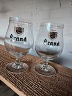 Brand bierglas (2 stuks), Glas of Glazen, Zo goed als nieuw, Ophalen, Brand