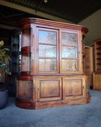 Antieke Organische winkelkast | Museumkast halfrond #2708, Antiek en Kunst, Antiek | Meubels | Kasten, Ophalen of Verzenden