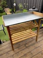 Houten werk/oppot tafel, Tuin en Terras, Tuintafels, Ophalen, Nieuw, Rechthoekig, Hout