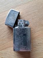 Aansteker vintage Zippo Venetian Chrome, Ophalen of Verzenden, Gebruikt, Aansteker