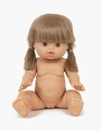 Minikane pop Yzé Gordi blond haar in staartjes 34cm, Nieuw, Ophalen of Verzenden, Babypop, Gebr Simon