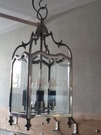 Zware kwaliteit lantaarn plafondlamp, Huis en Inrichting, Klassiek, Ophalen of Verzenden, Zo goed als nieuw, Glas