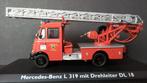Mercedes L319 Feuerwehr 1:43 Schuco Pol, Hobby en Vrije tijd, Modelauto's | 1:43, Verzenden, Zo goed als nieuw, Auto, Schuco