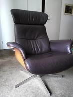 Relax fauteuil merk Time Out, Huis en Inrichting, Fauteuils, Ophalen, Tijdloos, 75 tot 100 cm, Leer