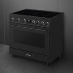 SMEG C91IEA9 inductiefornuis 90 cm antraciet met draaispit, Ophalen, Info@fornuisweg.nl, 60 cm of meer, Fornuisweg
