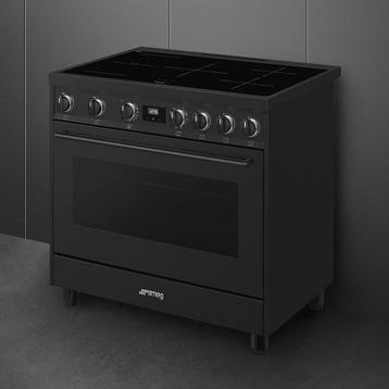SMEG C91IEA9 inductiefornuis 90 cm antraciet met draaispit beschikbaar voor biedingen