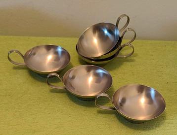 Alessi Alfra RVS ijscoupes 6 STUKS jaren 50  beschikbaar voor biedingen