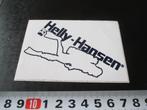 sticker Helly - Hansen  logo, Verzamelen, Ophalen, Zo goed als nieuw