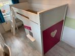 Bopita halfhoogslaper met houten zijpanelen/ speelhut, Ophalen, Gebruikt, Halfhoogslaper