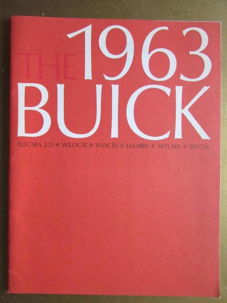 1963 BUICK grote prestige brochure, Engels, Boeken, Auto's | Folders en Tijdschriften, Zo goed als nieuw, Overige merken, Ophalen of Verzenden