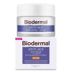 Biodermal Anti Age Dagcreme SPF30 50 ml***, Nieuw, Gehele gezicht, Verzorging, Verzenden