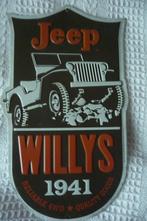 Willys Jeep metalen bord, Ophalen of Verzenden