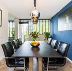 Prachtige eettafel met granieten tafelblad zgan!, Ophalen, Overige materialen, 200 cm of meer, 50 tot 100 cm