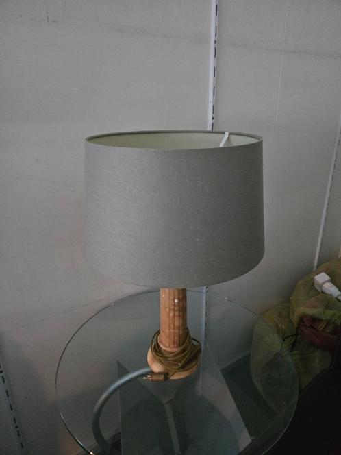 Schemerlamp met marmeren voet, Huis en Inrichting, Lampen | Tafellampen, Gebruikt, 50 tot 75 cm, Overige materialen, Ophalen of Verzenden