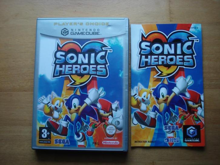 Sonic heroes gamecube, Spelcomputers en Games, Games | Nintendo GameCube, Zo goed als nieuw, Avontuur en Actie, 3 spelers of meer