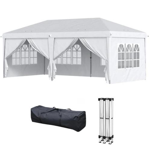 Huren | Partytent Easy-Up 3x6m, Hobby en Vrije tijd, Feestartikelen | Verhuur, Nieuw, Overige, Ophalen