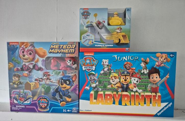 Paw Patrol Spellen Pakket, Kinderen en Baby's, Speelgoed | Overig, Jongen of Meisje, Ophalen of Verzenden