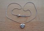 zilveren ketting PIERRE CARDIN met massief hart [639], Nieuw, Zilver, Zilver, Met hanger