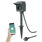 TE KOOP: NIEUW! Dual socket SMART / SLIMME WIFI Outdoor +APP, Ophalen of Verzenden, Nieuw, Stopcontact