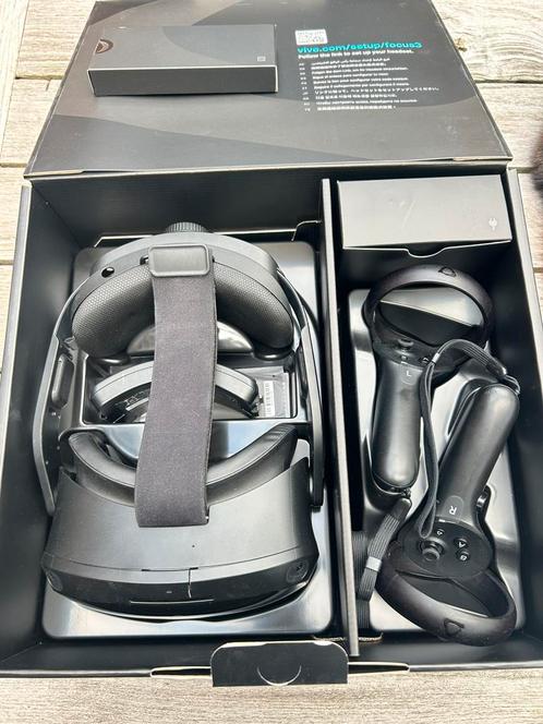 HTC VIVE Focus 3 complete VR headset, Spelcomputers en Games, Virtual Reality, Zo goed als nieuw, Overige platformen, VR-bril