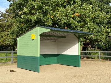 Schuilhok 3x4m + Luifel in massief Douglashout. beschikbaar voor biedingen